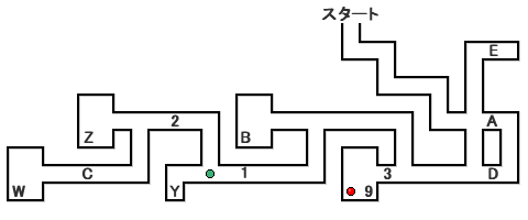 46億年物語 バードマンの砦マップ