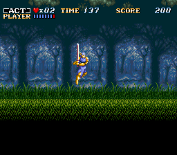 アクトレイザー 前進ジャンプ