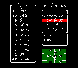 キャプテン翼3 フォーメーション