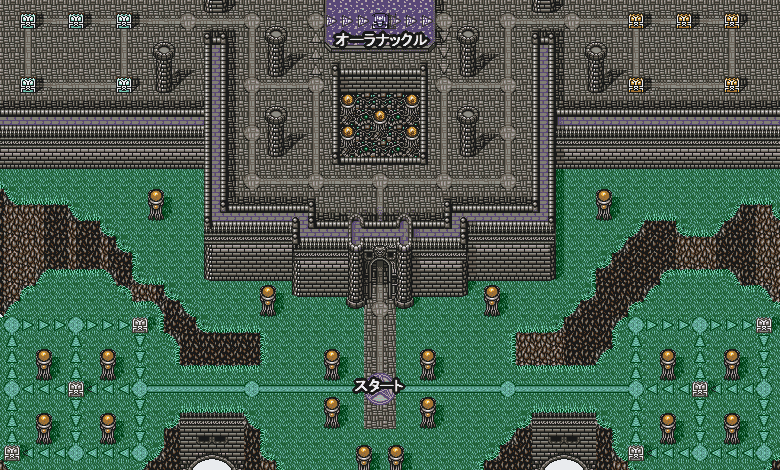 ドカポン321 天空城の全体マップ