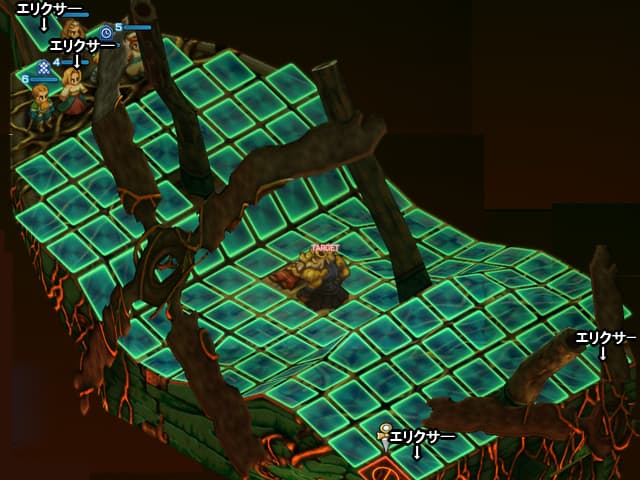 FFT 飛空挺の墓場の全体マップ