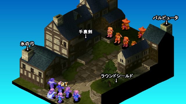 FFT 貿易都市ドーターの全体マップ