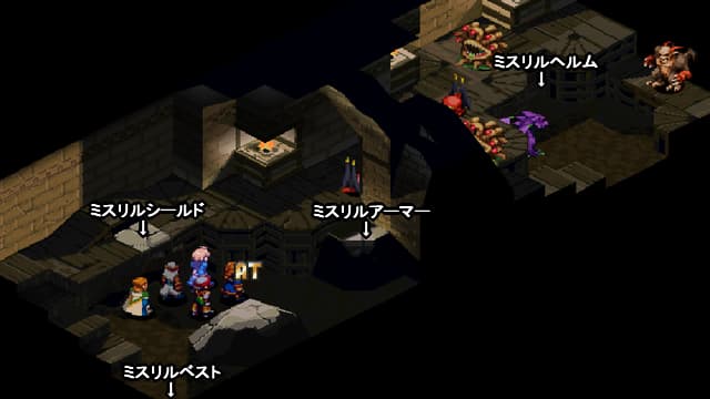 FFT ゴルランドの坑道の全体マップ