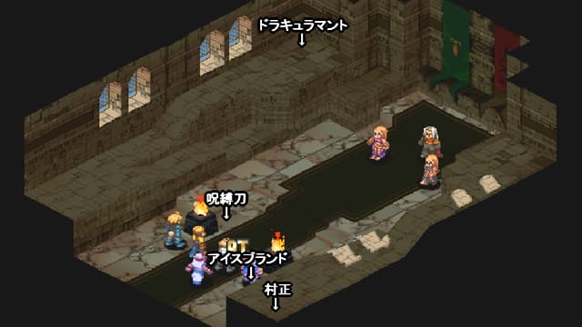 FFT ランベリー城 城内の全体マップ