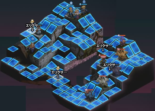 FFT 死都ミュロンド 失われた聖域の全体マップ