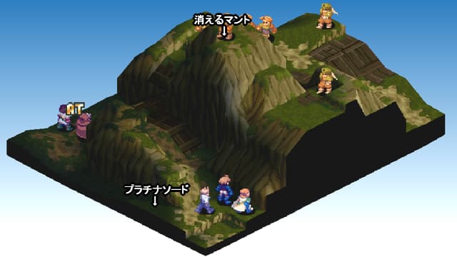 FFT ゲルミナス山岳の全体マップ