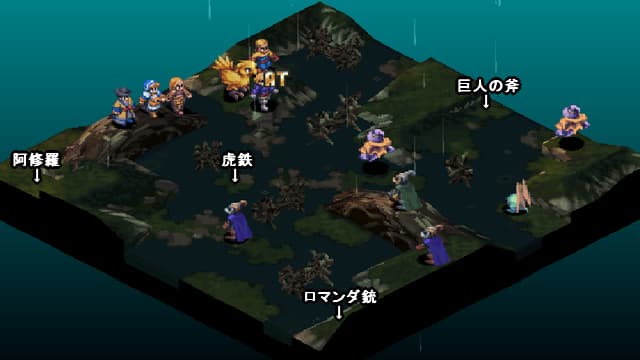 FFT 城塞都市ザランダの全体マップ