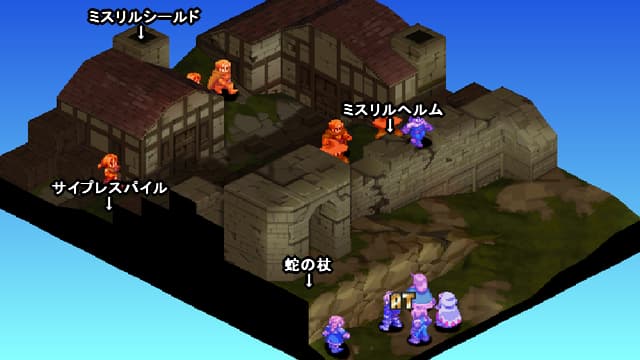 FFT 城塞都市ザランダの全体マップ