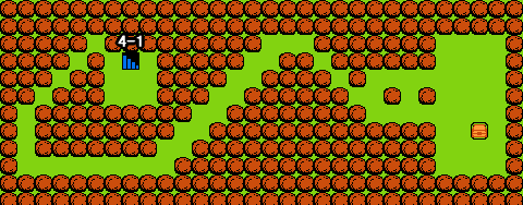 がんばれゴエモン！からくり道中 ステージ4 隠し通路4マップ