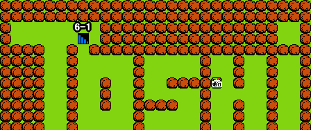 がんばれゴエモン！からくり道中 ステージ4 隠し通路6マップ