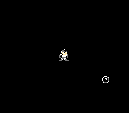 ロックマン2 バブルリードで地形を調べる