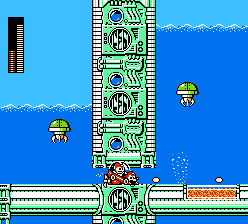ロックマン4 ダイブマンステージでラッシュマリン活躍