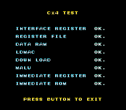 Cx4 TEST