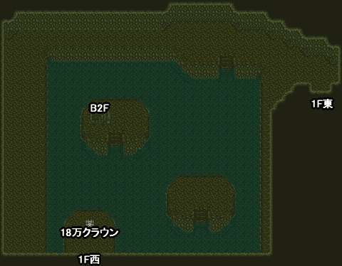 ロマサガ2 詩人のどうくつB1Fマップ