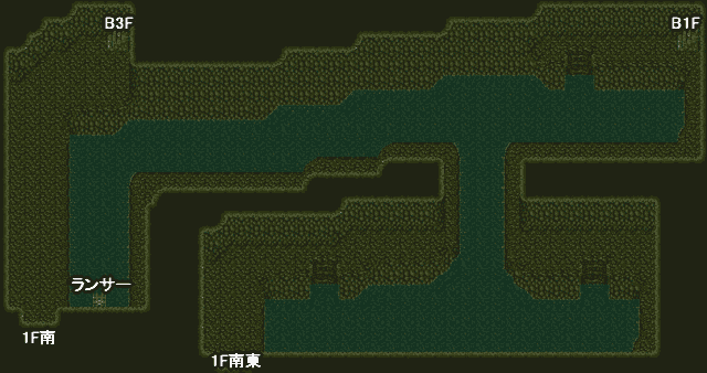 ロマサガ2 詩人のどうくつB2Fマップ