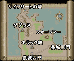 カンバーランドの地図