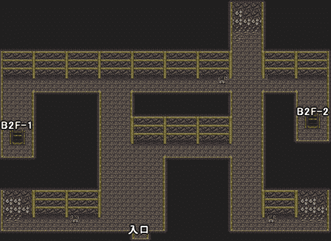 メッシナ鉱山B1Fのマップ