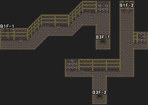 メッシナ鉱山B2Fのマップ