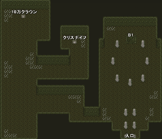 ロマサガ2 封印の地内部マップ