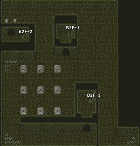 ロマサガ2 封印の地B3Fマップ