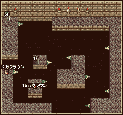 ロマサガ2(SFC・リマスター) 沈んだ塔4F
