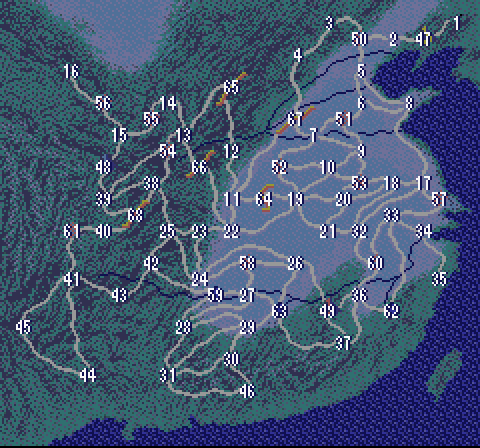 全体マップ・戦場