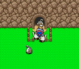 トルネコの大冒険 不思議のダンジョン 力尽きて追い出されるシーン